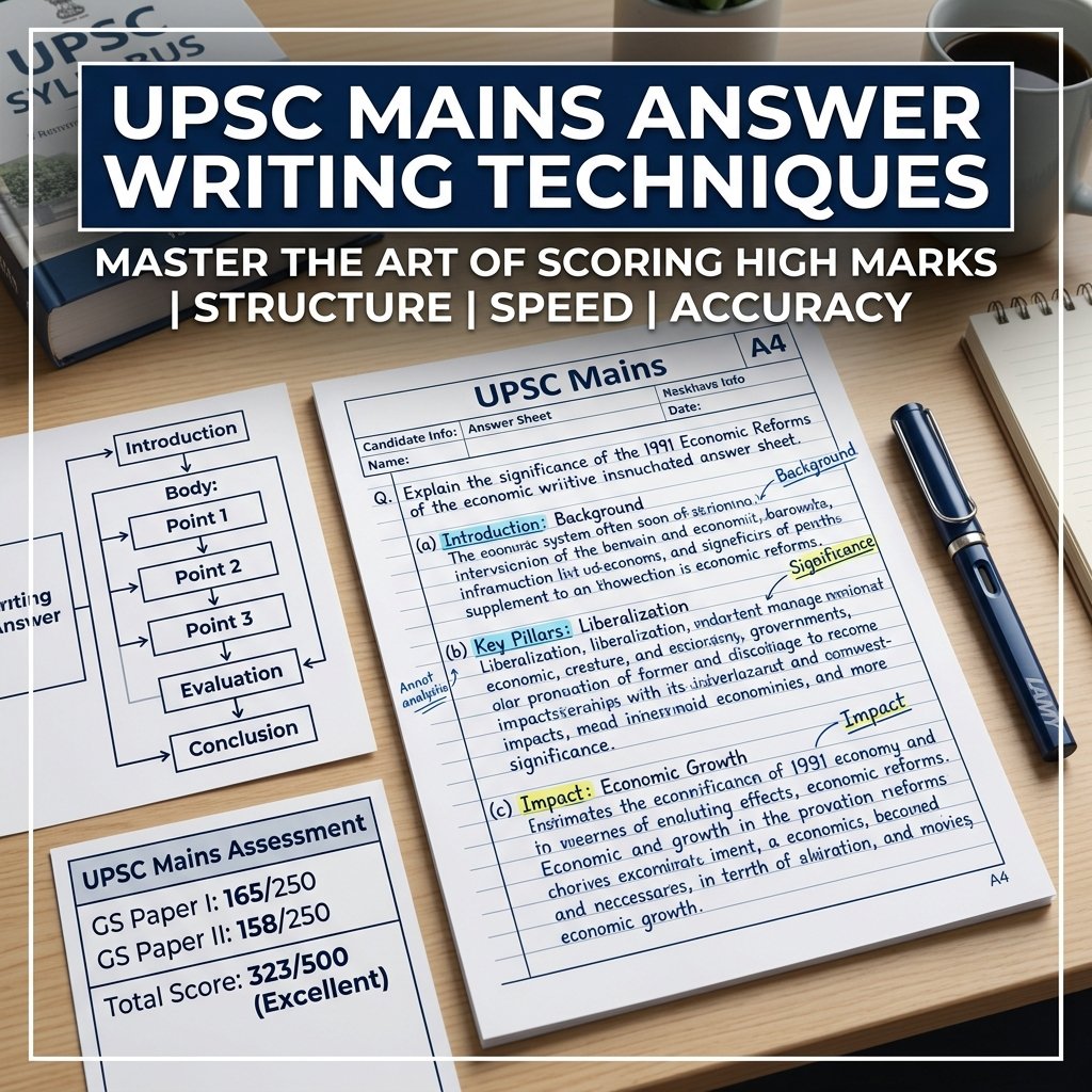 10 Answer Writing Techniques That Guarantee High Marks in UPSC Mains